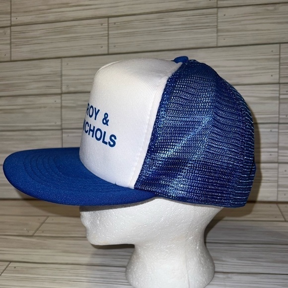 Vintage Trucker Style Snapback Hat Troy & Nichols Logo - Picture 3 of 9